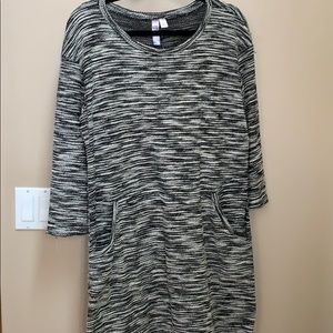 Francesca’s Tunic black/Wh Large
